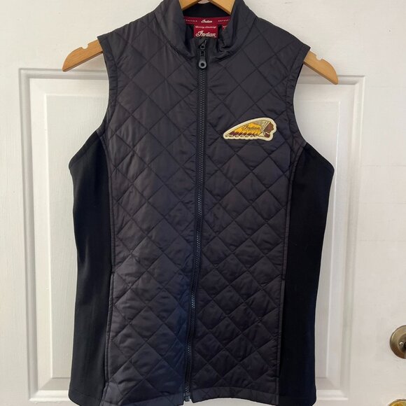 Indian Motorcycle Woman's Clayton Quilted Thro Vest Sz XS - Picture 3 of 11